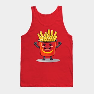 kawaii french fries T-Shirt cute potatofood Tank Top